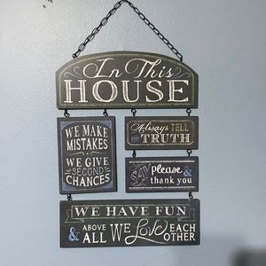 6/$20 bundled with other items marked 5/$30 or $10  Talk "In This House..." NWT